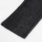 DEVIL FASHION Women's Punk Jacquard Chain Ring Sides Leggings