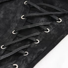 DEVIL FASHION Women's Punk Lace-up Skull Studs Pants