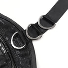 DEVIL FASHION Women's Punk Mesh Splice Chained Halterneck Honeymoon Dress