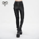 DEVIL FASHION Damen Punk Multi-Schnallen Splice Hose
