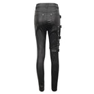 DEVIL FASHION Damen Punk Multi-Schnallen Splice Hose