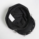 DEVIL FASHION Women's Punk Paper Clip Studded Ring Hat