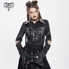 DEVIL FASHION Women's Punk Skull Rivets Chain Bag