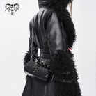 DEVIL FASHION Women's Punk Skull Rivets Chain Bag