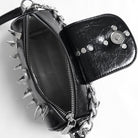 DEVIL FASHION Women's Punk Skull Rivets Chain Bag
