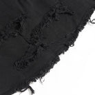 DEVIL FASHION Women's Punk Spike-Detailed Straps Ripped Flare Pants