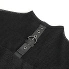 DEVIL FASHION Damen Punk-Trägershirt mit Netzstoff und Rüschen