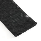 DEVIL FASHION Damen Punk-Trägershirt mit Netzstoff und Rüschen