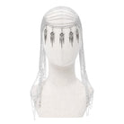 DEVIL FASHION Women's Punk Studded Chained Headwear