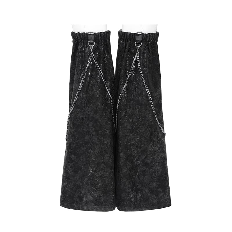 Men's Gothic Floral Crochet Zip Vest – Punk Design