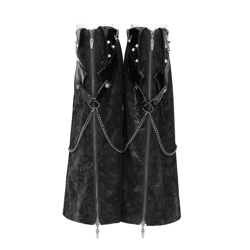 Men's Gothic Skull Rivets Chain Bag – Punk Design