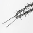DEVIL FASHION Women's Punk Studded Layered Necklace