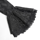 DEVIL FASHION Women's Vintage Victorian Short Lace Top