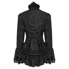 DEVIL FASHION Women's Vintage Victorian Short Lace Top