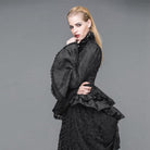 DEVIL FASHION Women's Vintage Victorian Short Lace Top