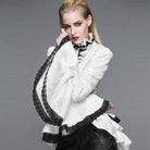 DEVIL FASHION Women's Vintage Victorian Short Lace Top