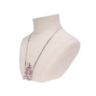 DEVIL FASHION Women's Weirdcore Alien Mechanical Elements Necklace Silver Gray