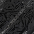 DEVILFASHION Women's Cyberpunk Circuit Board Printed Sleeveless Maxi Dress