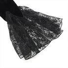 DEVILFASHION Women's Gothic Bat Wing Collar Double-breasted Zip Jacket