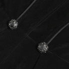 DEVILFASHION Women's Gothic Bat Wing Collar Double-breasted Zip Jacket