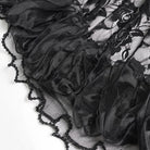 DEVILFASHION Women's Gothic Floral Beaded Slip Dress