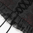 DEVILFASHION Women's Gothic Plunging Cutout Sleeveless Vest