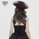 DEVILFASHION Women's Gothic Plunging Cutout Sleeveless Vest