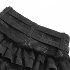 DEVILFASHION Women's Grunge Star Layered Falbala Shorts