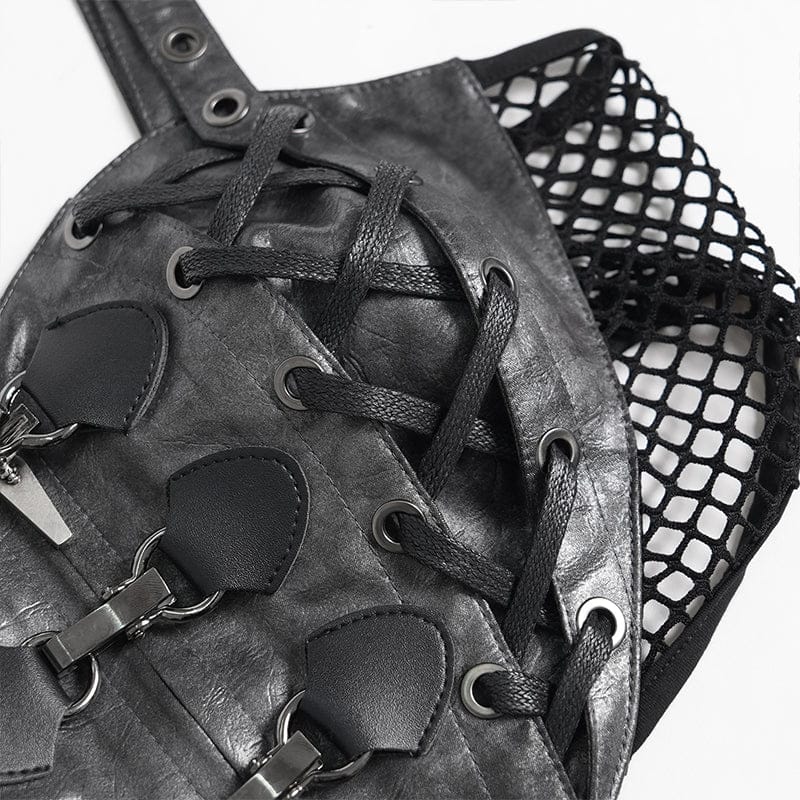 Women's Punk Heart Buckle-up Zip Bustier – Punk Design