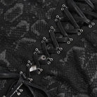 DEVILFASHION Women's Punk Irregular Chained Off Shoulder Vest