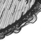 EVA LADY Women's Custom-made Gothic Feather Chain Plunging Long Sleeved Gown