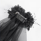 EVA LADY Women's Gothic Beaded Floral Lace Headwear