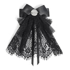 EVA LADY Women's Gothic Bow Floral Lace Ribbon Neckwear