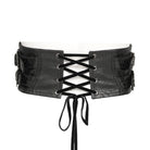 EVA LADY Women's Gothic Crochet Lace-up Zip Girdle