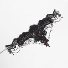 EVA LADY Women's Gothic Cross Chain Beaded Lace Choker