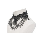 EVA LADY Women's Gothic Cross Layered Chain Lace Choker