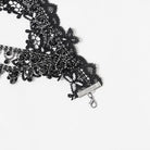 EVA LADY Women's Gothic Cross Layered Chain Lace Choker