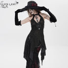 EVA LADY Women's Gothic Cutout Halterneck Tank Top