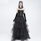EVA LADY Women's Gothic Cutout Spider Cobweb Beaded Chain Crown