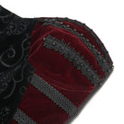 EVA LADY Gothic-Überbrustkorsett mit zweifarbiger Schnürung für Damen