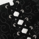 EVA LADY Gothic-Überbrustkorsett mit zweifarbiger Schnürung für Damen