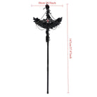 EVA LADY Women's Gothic Feather Wing Chained Truncheon
