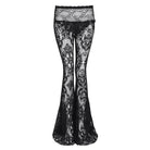 Pantalones acampanados góticos de encaje para mujer de EVA LADY