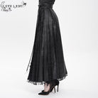 EVA LADY Women's Gothic Floral Cross Chain Horse-face Long Skirt