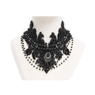 EVA LADY Women's Gothic Floral Embroidered Beaded Choker