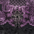 EVA LADY Women's Gothic Floral Embroidered Feather Tassels Hat