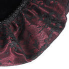 EVA LADY Women's Gothic Floral Embroidered Ruched Fishtail Dress