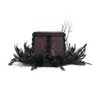 EVA LADY Women's Gothic Floral Feather Hat