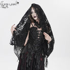 EVA LADY Women's Gothic Floral Tassels Cape