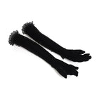 EVA LADY Women's Gothic Lace Beaded Long Gloves